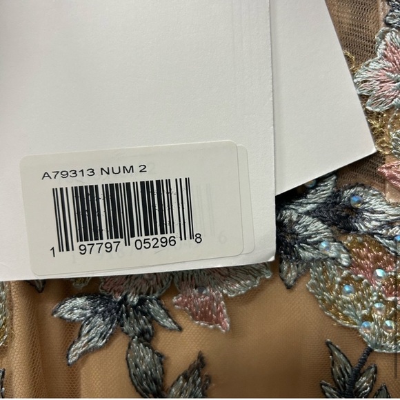 MAC DUGGAL 79313 NWT Embroidered Spaghetti Strap Trumpet Gown - Picture 9 of 15